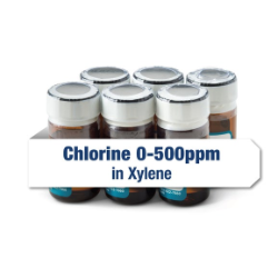 Calibration; Cl in Xylene, 0-500 ppm (10 mL) - Set of 6