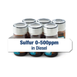 Calibration; S in Diesel, 0-500 ppm (10 mL) - Set of 6