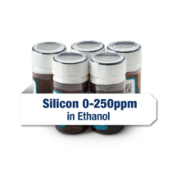 Calibration; Si in Ethanol, 0-250 ppm (10 mL) - Set of 5