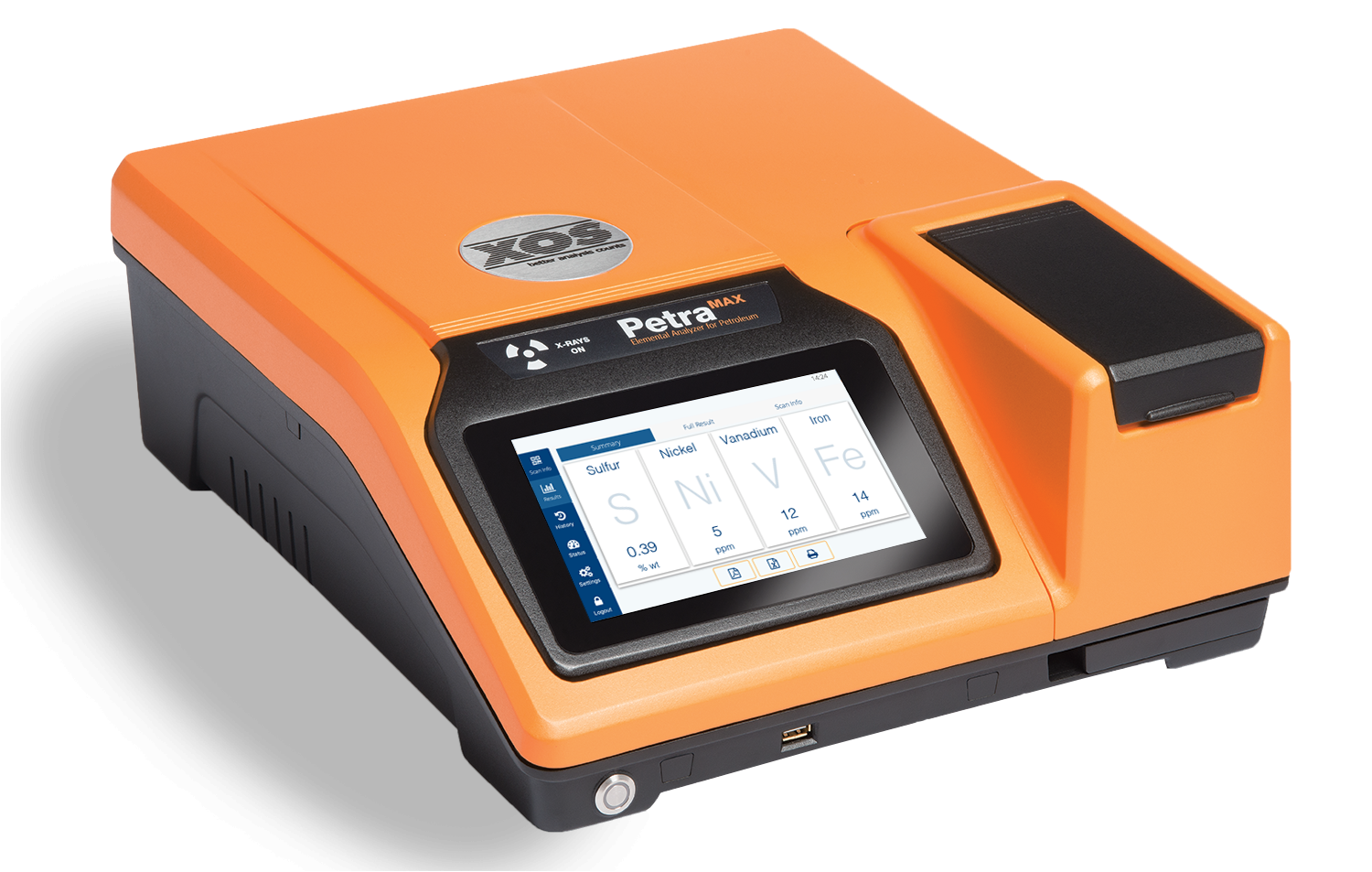 Use Petra Max to measure sulfur in crude oil