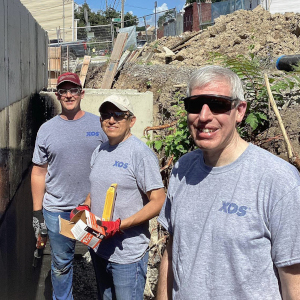 XOS associates are working with Habitat for Humanities to remodel a home in Albany