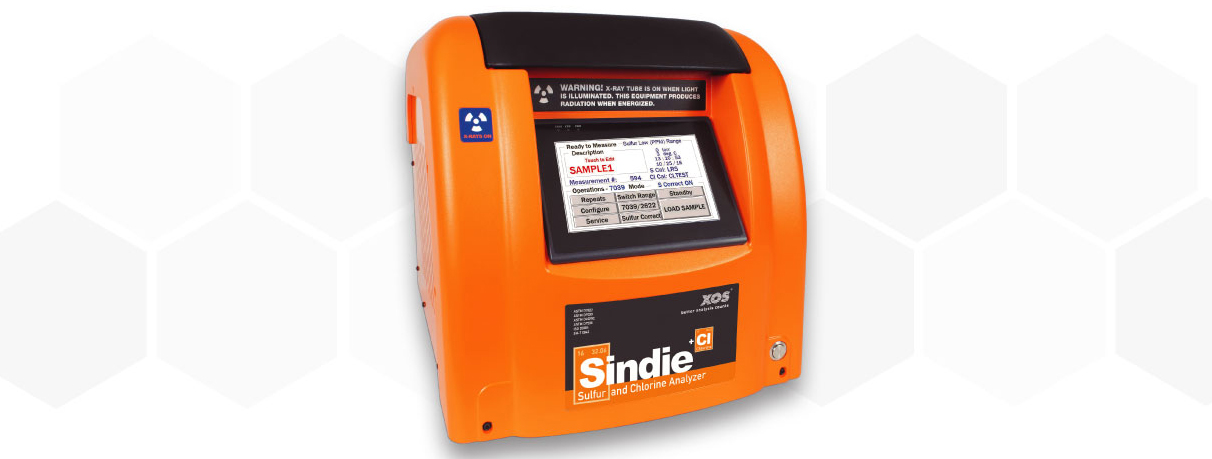 Sindie +Cl XRF analyzer to measure sulfur and chlorine